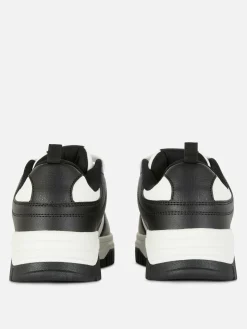 Sale Schnürsneaker Mit Kontrasteinsätzen Damen Sneakers