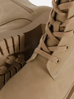 Discount Schnürstiefel In Wildleder-Optik Kinder Stiefel Und Gummistiefel