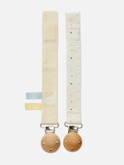 New Schnuller-Clips Mit Entenmotiv, 2er-Pack Kinder Füttern Und Abstillen