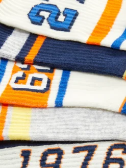 Sale Söckchen Mit College-Print, 5er-Pack Kinder Socken