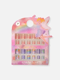 Hot Selbstklebende Kunstnägel Mit Feendesign Kunstnägel