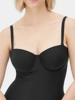 Clearance Shapewear-Body Aus Lycra Mit Körbchen Damen Shapewear
