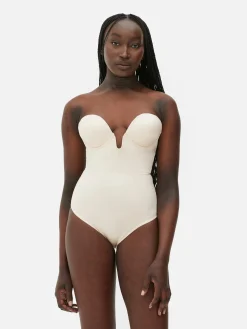 Sale Shapewear-Body Mit Körbchen Und Tiefem Ausschnitt Damen Shapewear