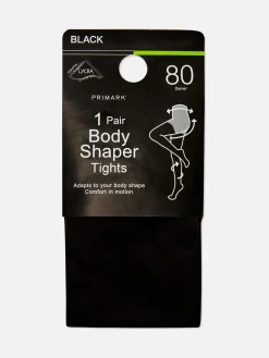 New Shapewear-Strumpfhose, 80 Den Damen Strumpfhosen|Shapewear