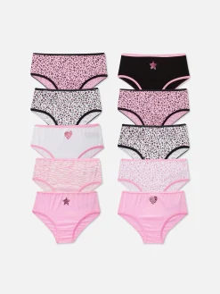 Hot Slips Mit Animalprint, 10er-Pack Kinder Unterwäsche