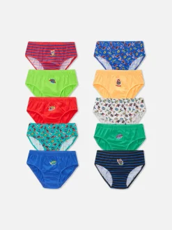 Clearance Slips Mit Tierischen Superhelden, 10er-Pack Kinder Unterwäsche