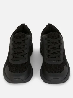 Hot Sneaker Mit Breiter Sohle Und Einsätzen Damen Sneakers