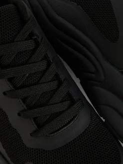 Hot Sneaker Mit Breiter Sohle Und Einsätzen Damen Sneakers