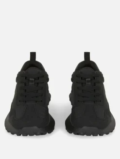 Sale Sneaker Mit Dicker Sohle In Blockfarben Damen Sneakers