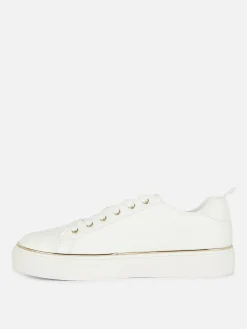 Hot Sneaker Mit Strassnieten Und Dicker Sohle Damen Sneakers