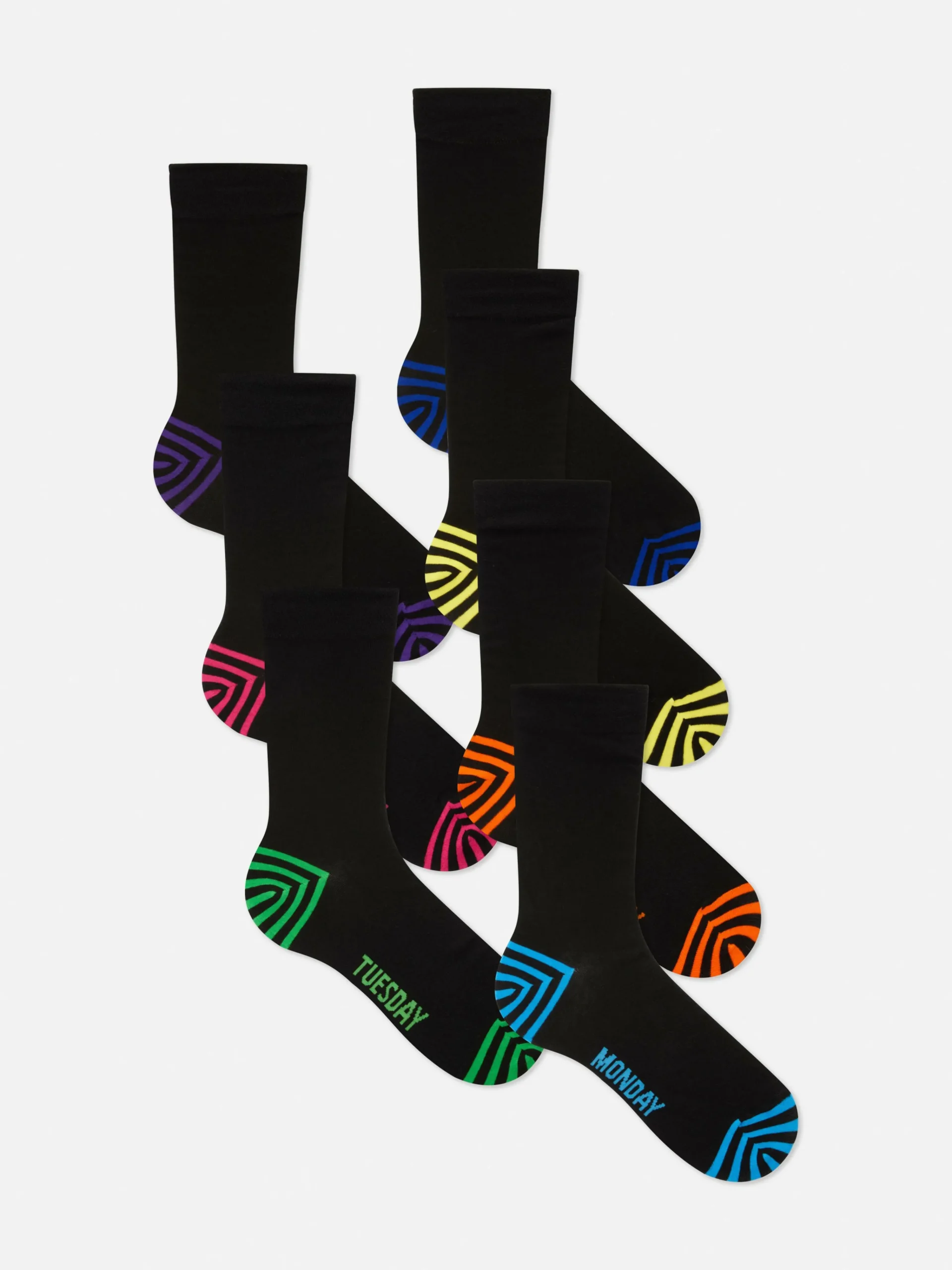 Hot Socken Mit Wochentagen, 7er-Pack Herren Socken