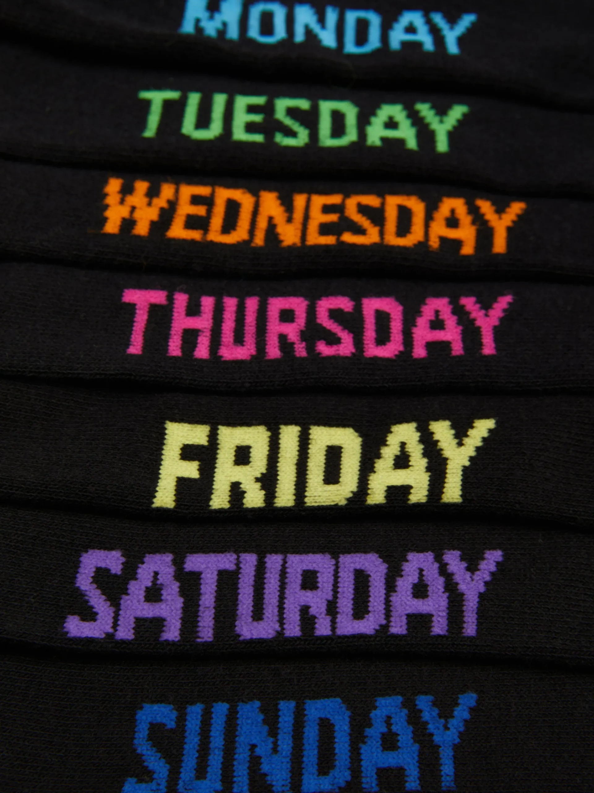 Hot Socken Mit Wochentagen, 7er-Pack Herren Socken