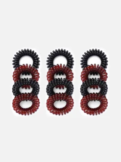 Sale Spiralhaargummis, 12er-Pack Damen Haarschmuck