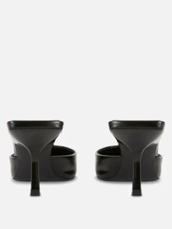 Outlet Spitze Mules Mit Kitten Heels Damen Gothic-Kleidung|Heels