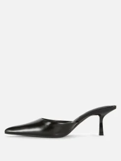 Outlet Spitze Mules Mit Kitten Heels Damen Gothic-Kleidung|Heels