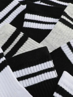 Outlet Sportliche Crew-Söckchen Mit Streifen, 5er-Pack Kinder Socken