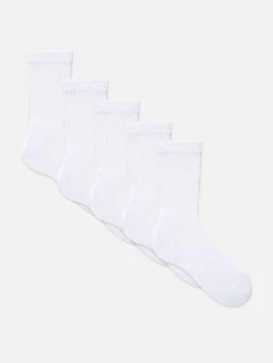 Best Sportliche Crew-Socken, 5er-Pack Herren Socken|Sportbekleidung