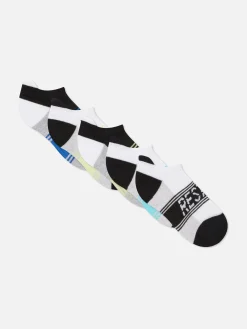 Best Sportliche Sneakersocken Mit Slogan, 5er-Pack Kinder Socken