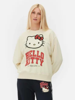 Outlet Sportliches „Hello Kitty“ Sweatshirt Mit Grafik Damen Hoodies Und Sweatshirts