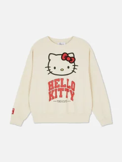 Outlet Sportliches „Hello Kitty“ Sweatshirt Mit Grafik Damen Hoodies Und Sweatshirts