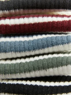 Discount Sportsöckchen Mit Streifen, 5er-Pack Kinder Socken