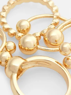 Sale Stapelbare Kugelringe, 5er-Pack Damen Schmuck