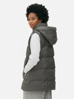 Online Steppweste Mit Kapuze Damen Jacken Und Mäntel