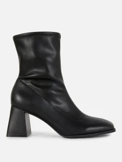 Hot Stiefeletten Im Stretch-Design Damen Stiefel
