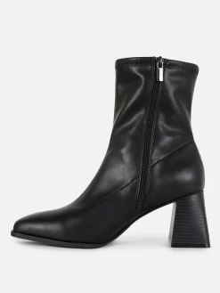 Hot Stiefeletten Im Stretch-Design Damen Stiefel