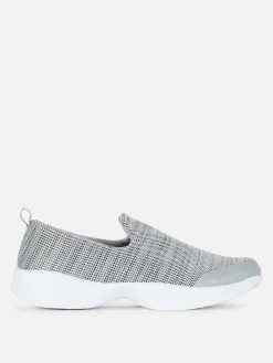 Outlet Stoff-Slip-Ons Für Den Freizeitsport Damen Sneakers