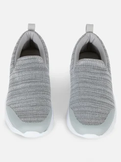 Outlet Stoff-Slip-Ons Für Den Freizeitsport Damen Sneakers