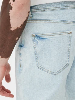 New Stretch-Jeans Mit Geradem Bein Herren Jeans