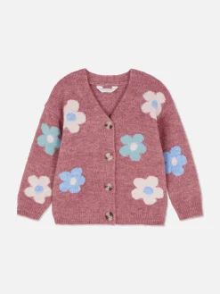 Outlet Strickcardigan Mit Blumenmuster Kinder Pullover Und Cardigans