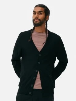 Hot Strickjacke Mit Großen Knöpfen Herren Pullover Und Cardigans