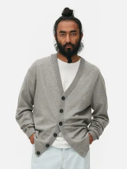 Strickjacke Mit Großen Knöpfen Herren Pullover Und Cardigans