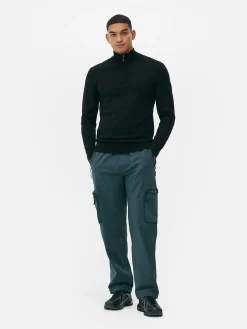 Online Strickpullover Mit Kurzem Reißverschluss Herren Pullover Und Cardigans