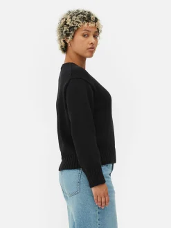 Online Strickpullover Mit Rundhalsausschnitt Damen Pullover Und Cardigans