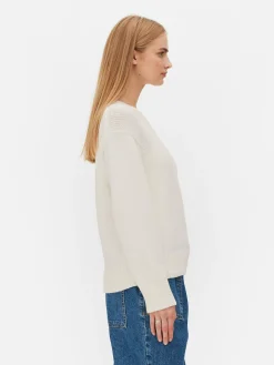 Hot Strickpullover Mit Rundhalsausschnitt Damen Pullover Und Cardigans