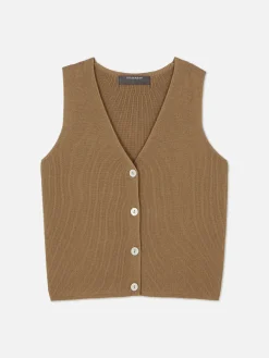 Discount Strickweste Mit V-Ausschnitt Damen Pullover Und Cardigans