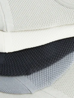 Discount Strukturierte Füßlinge, 5er-Pack Damen Socken