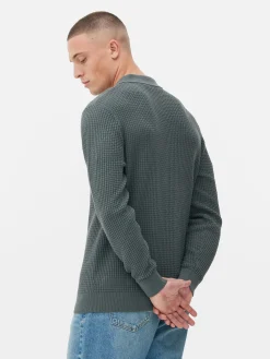 Online Strukturierter Polopullover Herren Pullover Und Cardigans