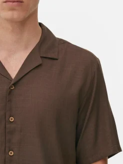 Best Strukturiertes Kurzarmhemd Herren Hemden