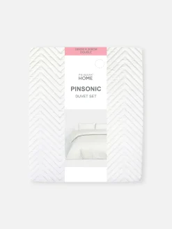 Discount Strukturiertes Wendebettwäscheset, Doppelbett Bettwäsche Und Sets