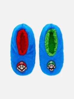 New Super Mario Bros. Hausschuhe Kinder Socken