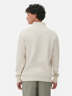 Online Sweatshirt Mit Reißverschluss Und Geometrie-Muster Herren Hoodies Und Sweatshirts