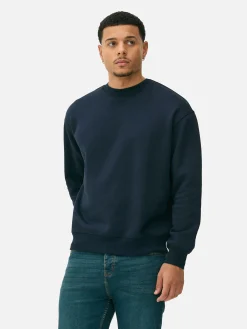 Outlet Sweatshirt Mit Rundhalsausschnitt Im Oversized-Look Herren Hoodies Und Sweatshirts