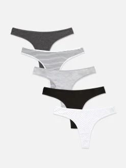 New Tangas Für Jeden Tag, 5er-Pack Damen Slips