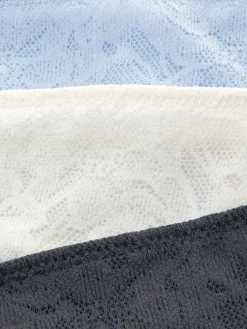 Online Tangas Mit Durchgehender Spitze, 3er-Pack Damen Slips