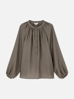 Outlet „The Edit“ Bluse Mit Ballonärmeln Damen Blusen