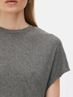 Clearance „The Edit“ Jersey-Midikleid Mit Twistdetail Damen Kleider